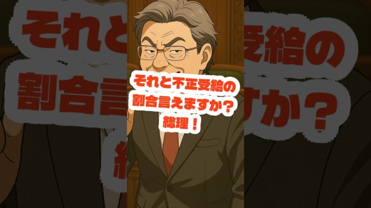 【マジかよ】予算委員会で野党議員の生活保護不正受給の質疑が茶番過ぎ