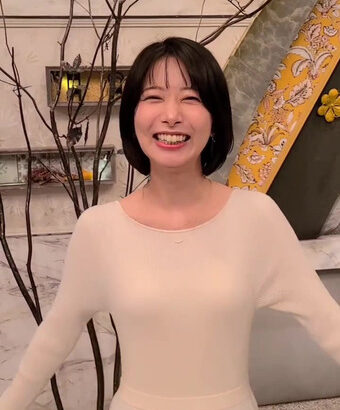 海老原優香アナ　ピタピタ衣装のインタビュー！！【GIF動画あり】