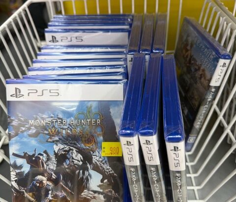 【画像】モンハンワイルズ定価9990円さん、ワゴンにぶち込まれてしまう