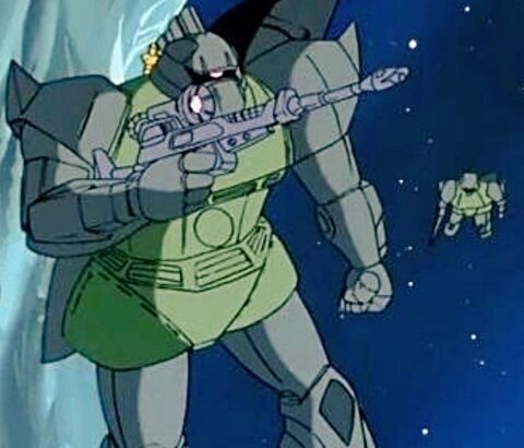 ジオン軍「ゲルググにはビームライフルを使わせたろ！ザクは…マシンガンのままでええか」