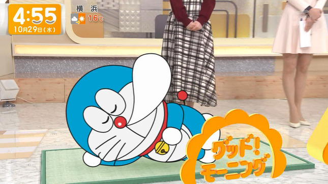 住田紗里アナ かなりミニスカ!!