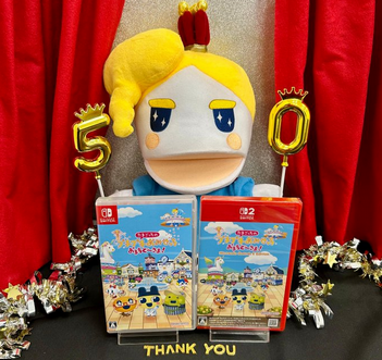 Switch1/2「たまごっちのプチプチおみせっち」、日本国内売上50万本突破！！！