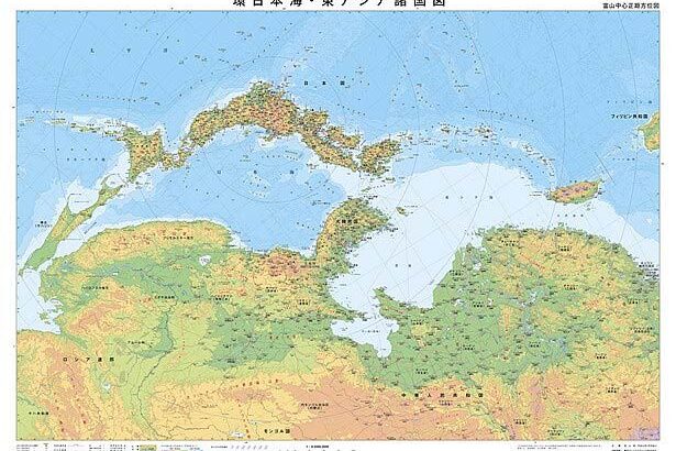【悲報】日本列島さん、中国にとって目の上のたんこぶだった【逆さ地図】