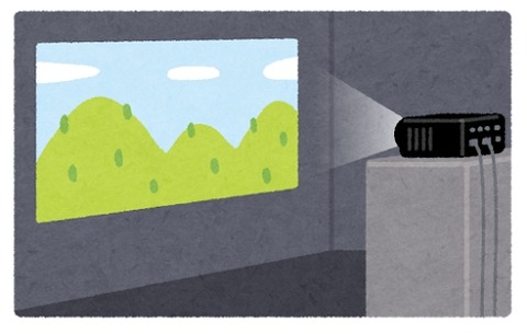 ヤマダ電機、「壁から24cm」で使えるプロジェクターを発明、ウサギ小屋でもホームシアターできるぞ