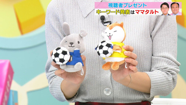 田村真子アナ　ニットの胸元がドアップ、くっきり！！