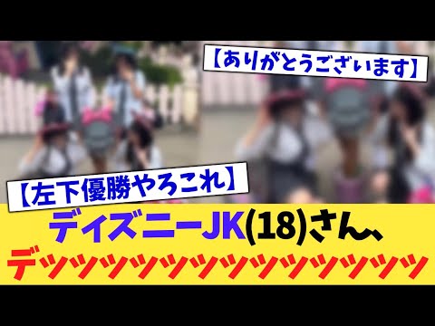 【驚愕】ディズニーJK(18)さん、デッッッッッッッッ