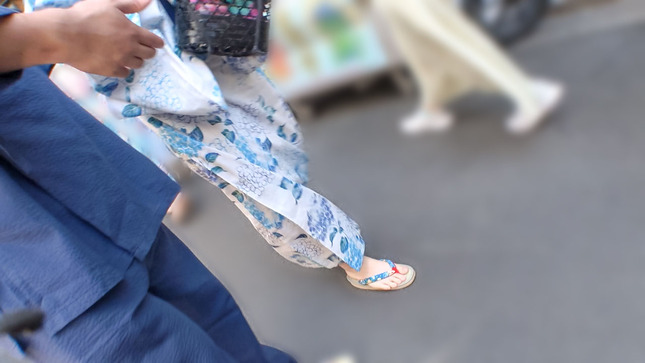 【浴衣姿が似合う美女】浅草で見つけた21歳のJDは浴衣の巨乳美女！！