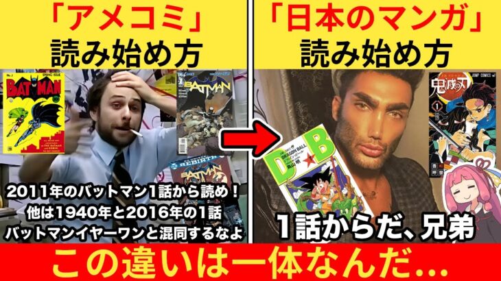 【仰天】外国人さん「アメコミとマンガの決定的な違いはこれだよなww」→とあるミーム画像が海外で大論争に…
