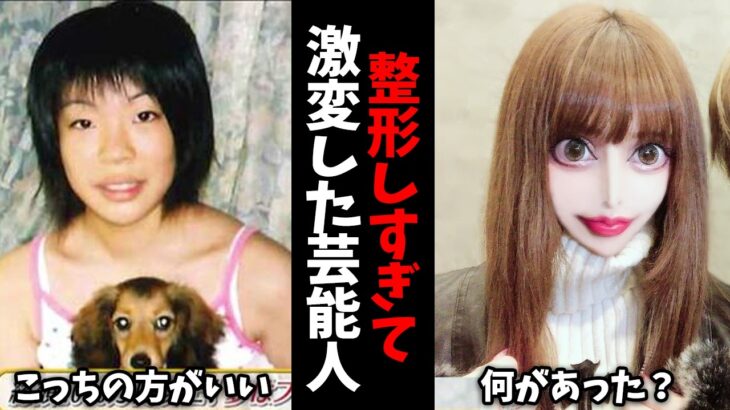 【動画】正直見てられない…整形しすぎてると思う芸能人