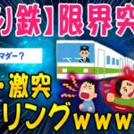 【衝撃】撮り鉄、限界突破!奇声・激突・ローリングww