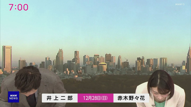 赤木野々花アナ　谷間がチラ見え！！【GIF動画あり】