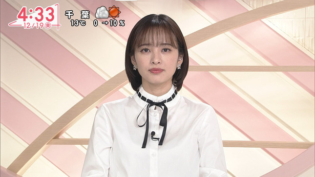 河出奈都美アナ　ブラが透ける！！