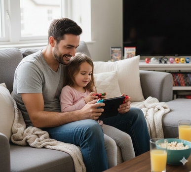 子供とプレゼントしてあげたスマブラやってるけど