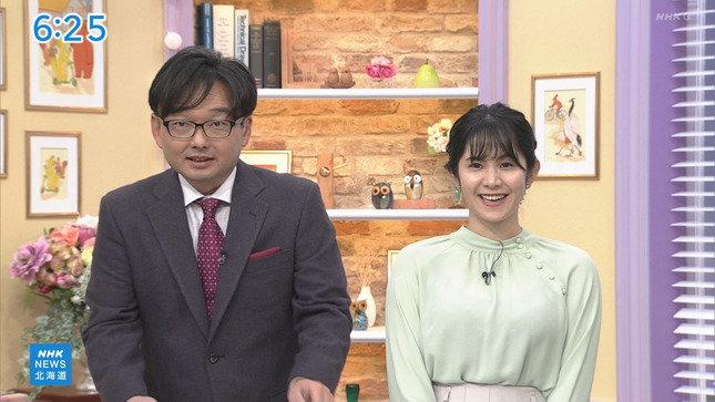 飯尾夏帆アナ　うっすらと透ける！！