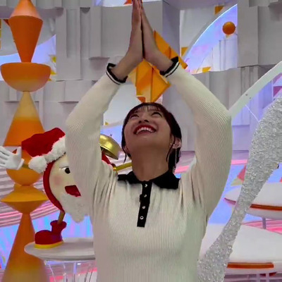 藤本万梨乃アナ　巨乳くっきりエクササイズ！！【GIF動画あり】