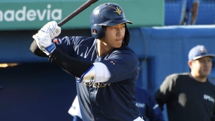 5年後のタイガース→1番 岡城(中) 2番 百崎(二) 3番 立石(三)