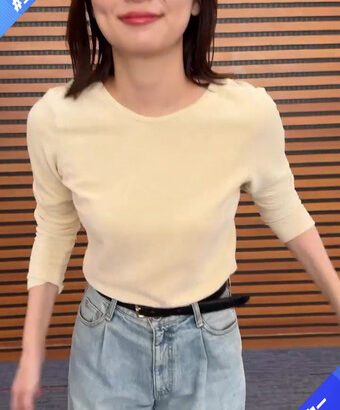 畑下由佳アナ　乳揺れ！！　リフティングチャレンジ【GIF動画あり】