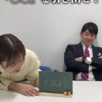 松岡朱里アナ　ニットで乗せ乳！！【GIF動画あり】