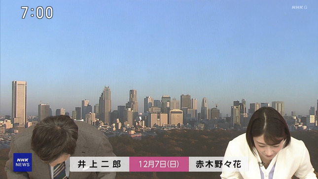 赤木野々花アナ　おはよう日本