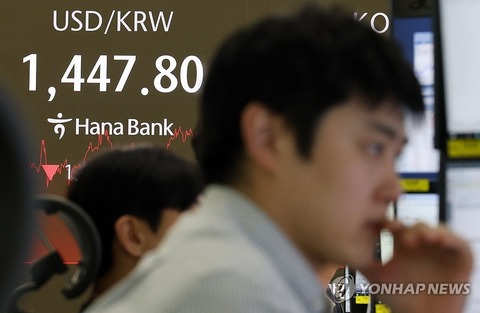 【聯合ニュース】 韓国ウォンが対ドルで急伸　当局の口先介入で３年ぶりの伸び