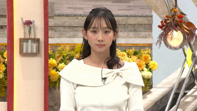 石渡花菜アナ　ニットの巨乳！！