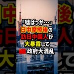 【衝撃】「嘘ばっか…」日中摩擦後の訪日中国人が大暴露して政府大混乱