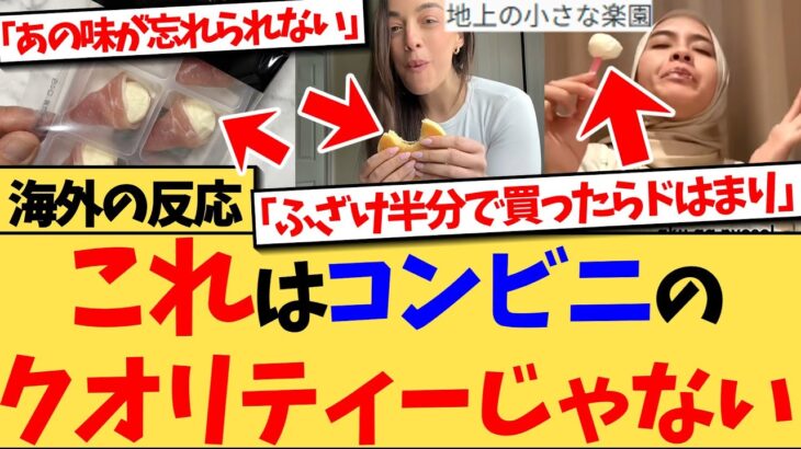 【驚愕】『名前分からないけど、めちゃくちゃ美味しかった』外国人が日本のコンビニで偶然出会った、“定番以外のスイーツ”にドはまりし、おススメしまくる海外の反応集