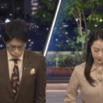 副島萌生アナ　巨乳！！　NHKニュース7【GIF動画あり】