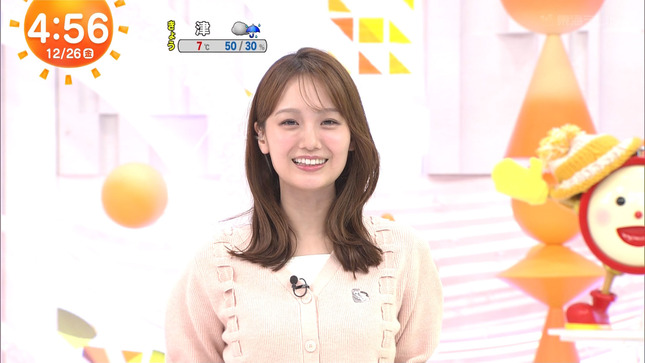 井上清華アナ　めざましテレビ