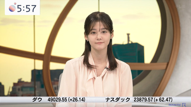 中原みなみアナ　ニュースモーニングサテライト