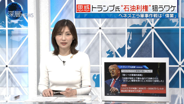 畑下由佳アナ　ピタピタ過ぎるニットで胸の形くっきり！！