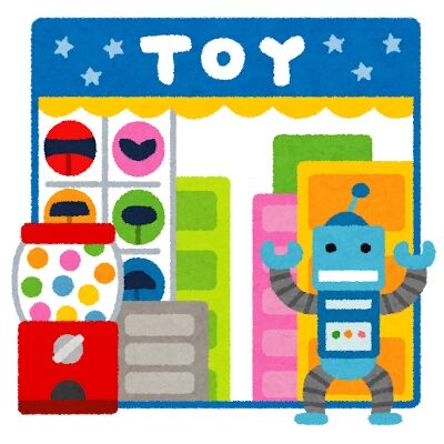 子供の頃あった「町のおもちゃ屋さん」の名前