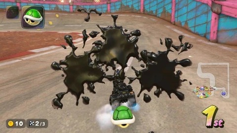 マリオカートのゲッソー「不快です無意味です初級者には特につらいです」