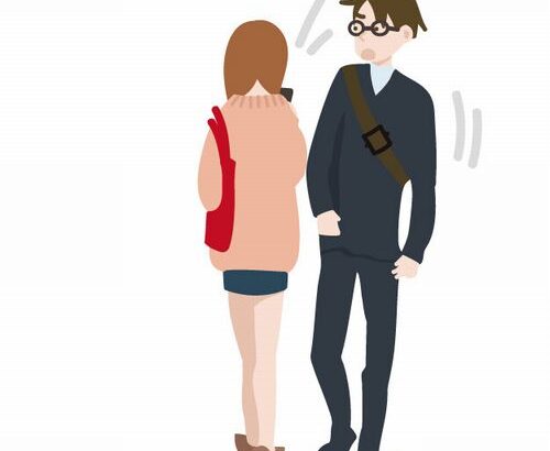 女の人「女が避けないなんて嘘！男の方が避けない」