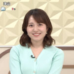 三山賀子アナ　ニットの巨乳！！【GIF動画あり】