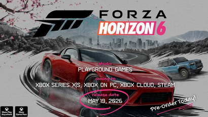 【朗報】日本が舞台の「Forza Horizon 6（フォルツァホライゾン6）」、PS5でも2026年に発売決定！！Switch２は…