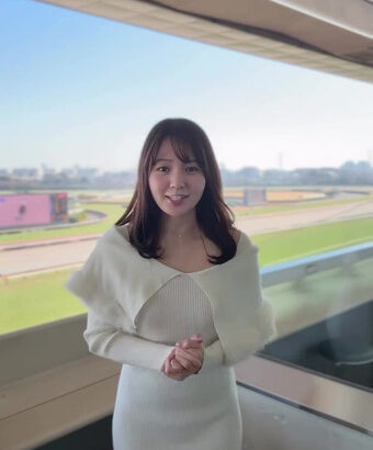 冨田有紀アナ　腰回りに下着の形が浮き出てしまうハプニング！！【GIF動画あり】