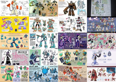 『ロックマン: デュアル オーバーライド』、ボスデザインコンテストの候補20作品が発表