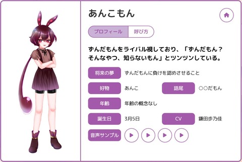 【朗報】『ずんだもん』の色違い、ついにリリース