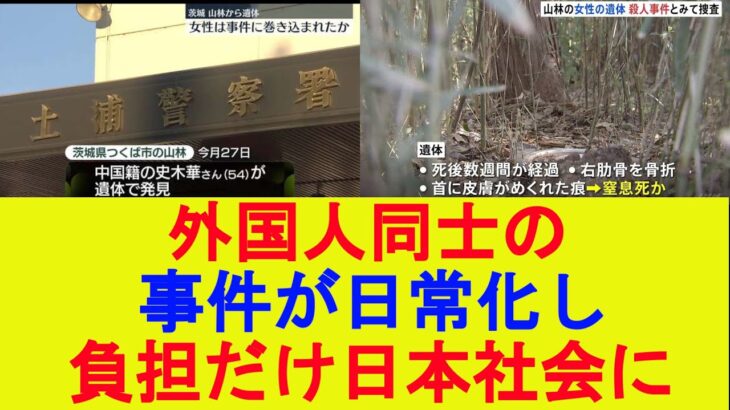 【衝撃】外国人同士の事件が日常化しても誰も触れない日本