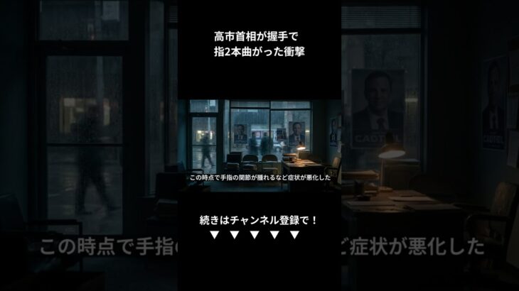 【必見】高市首相、検査結果発表！指の状態はどうなった？