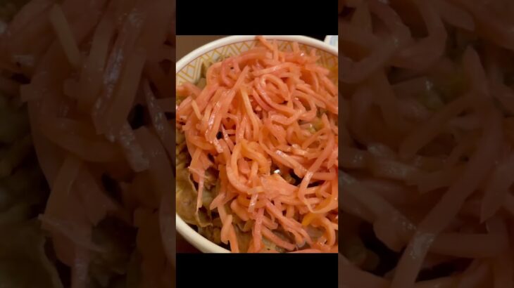 【話題】牛丼屋の紅しょうが、大量投入はアリ？ナシ？