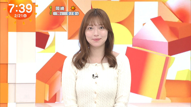 阿部華也子アナ　ムチムチニットの巨乳！！