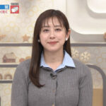 斎藤ちはるアナ　ニットで豊乳がくっきり！！
