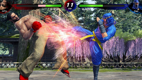 セガ「バーチャ！」ナムコ「鉄拳！」タカラ「闘神伝！」カプコン「ヴァンパイア！ストゼロ！」