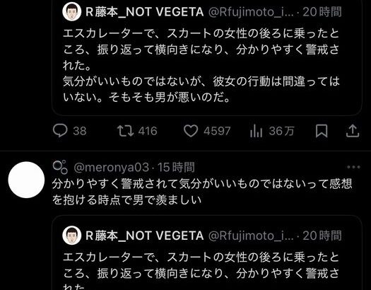 【悲報】ベジータさん、Xのツイフェミ共の一斉攻撃を受けてしまうwwwwww