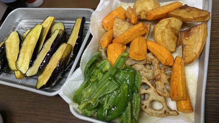 ナスを素揚げしてめんつゆに漬けて食う←最強！！！