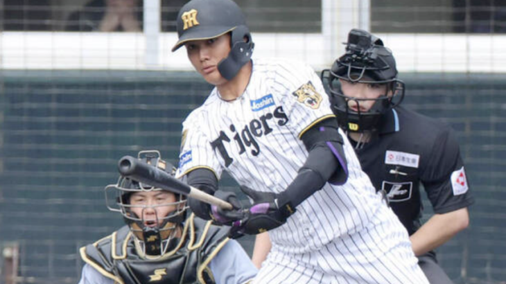 西純矢のセンター前の痛烈な打球、マジで明るい話