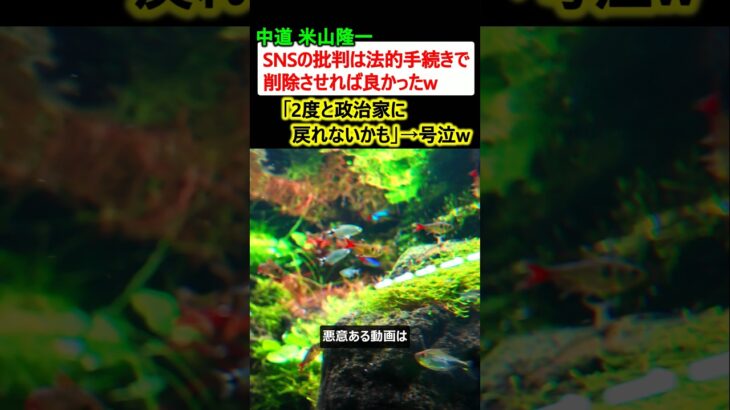 【衝撃】米山隆一 号泣w「もう2度と政治家になれないかも」→「SNSの批判は法的手続きで削除させれば良かったw」