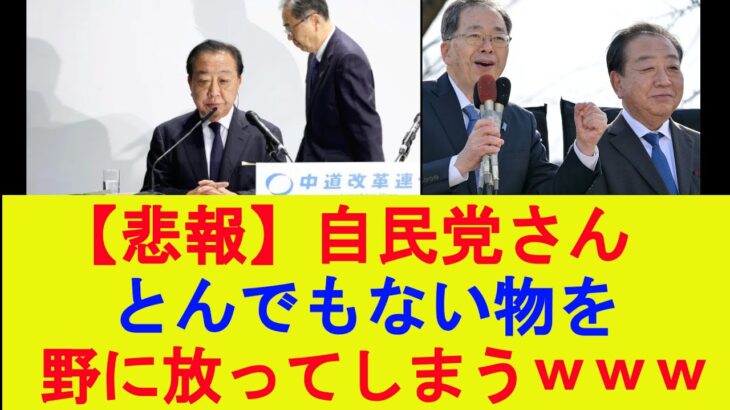 【マジかよ】中道合流の末路ww公明全員当選、立憲壊滅で草